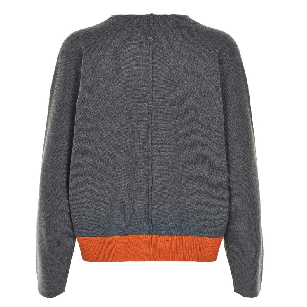NÜMPH Guernsey Cardigan Strickjacke iron gate 7618203