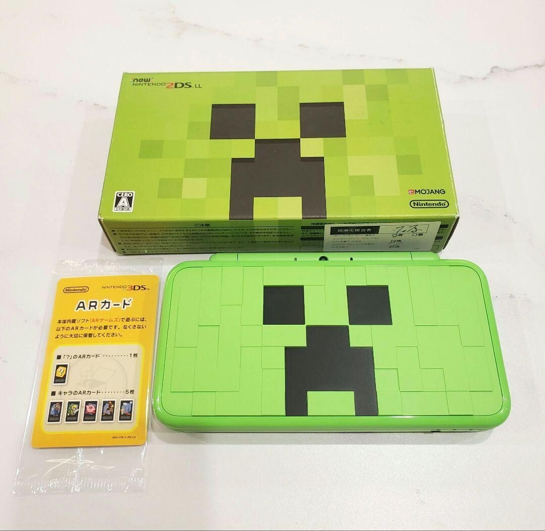 ニンテンドー2DS - MINECRAFT New2DS LL CREEPER EDITION ☆新品☆ MINECRAFT CREEPER EDITION NEW Nintendo 2DS LL Game Console