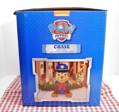 NIB PAW PATROL Big 7ft Airblown CHASE Light Up Inflatable Christmas Yard Decor