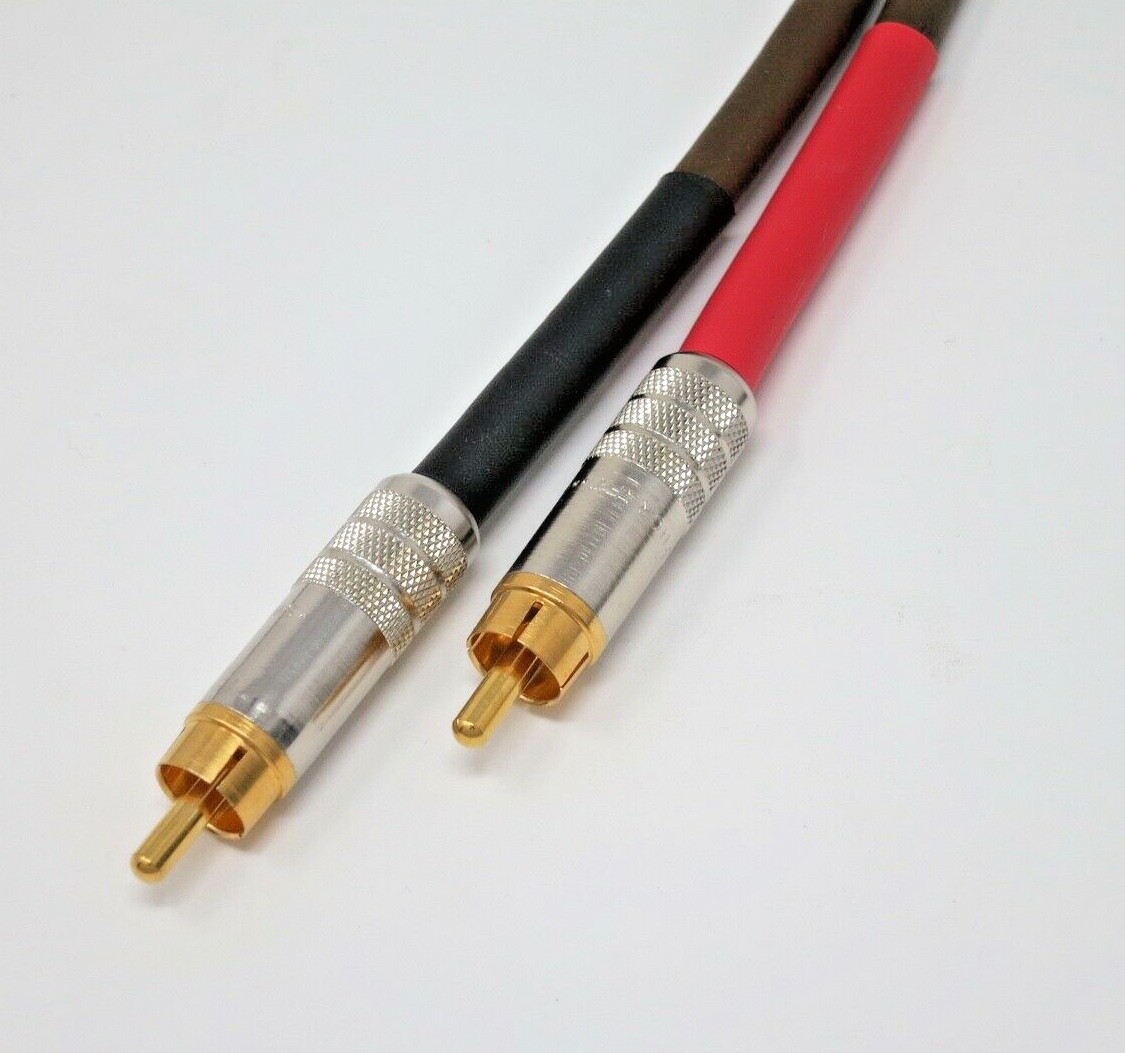 Belden 8402 Premium Interconnects 2 foot pair for step up, preamp, tube amp