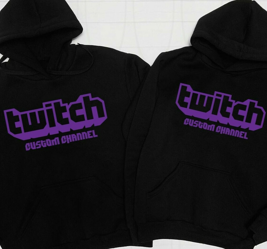 YOUR TWITCH CHANNEL CUSTOM HOODIE | eBay