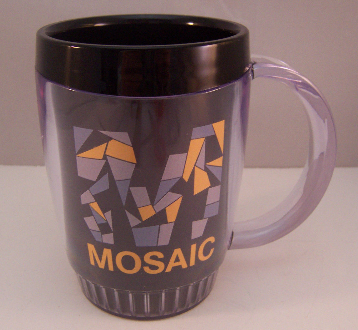 Mercedes Benz Mosaic Thermal Desk Mug