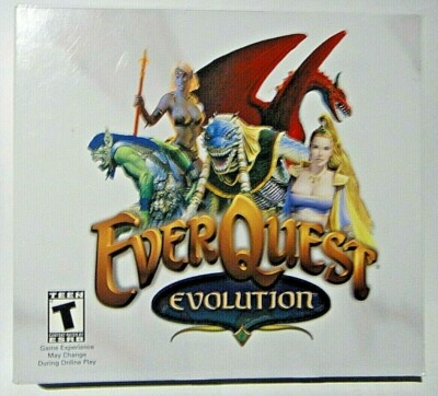 EverQuest Evolution CD PC Game, 3 disc set  (CD 2003 Sony) excellent