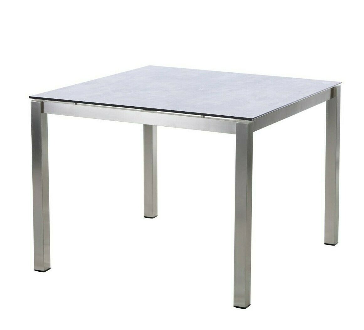 Diamond Garden Gartentisch San Marino 100 X 100 Cm Granit Hell Esstisch Tisch Ebay