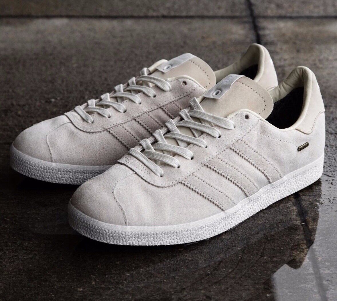 adidas Consortium x Saint Alfred Gazelle GTX Sneakers Ivory adidas Consortium x Saint Alfred Gazelle GTX Sneakers Ivory