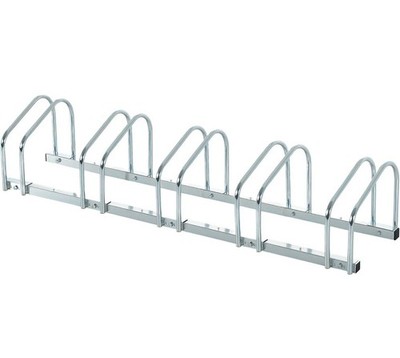 MCTECH Bügelparker für 5 Fahrräder Fahrradständer Boden & Wand Montage