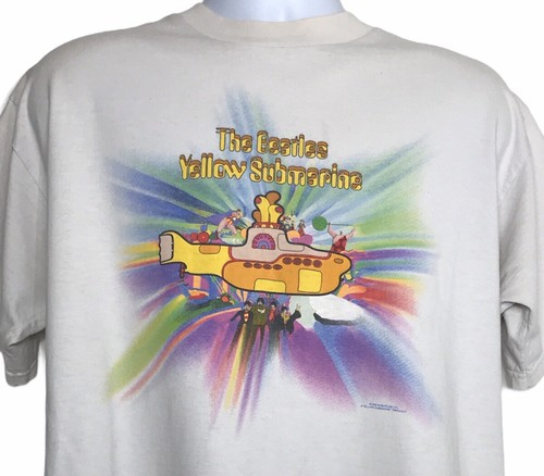 90s The Beatles Yellow Submarine Tシャツ Amazon.com: The Beatles - Yellow Submarine Cartoon T-Shirt