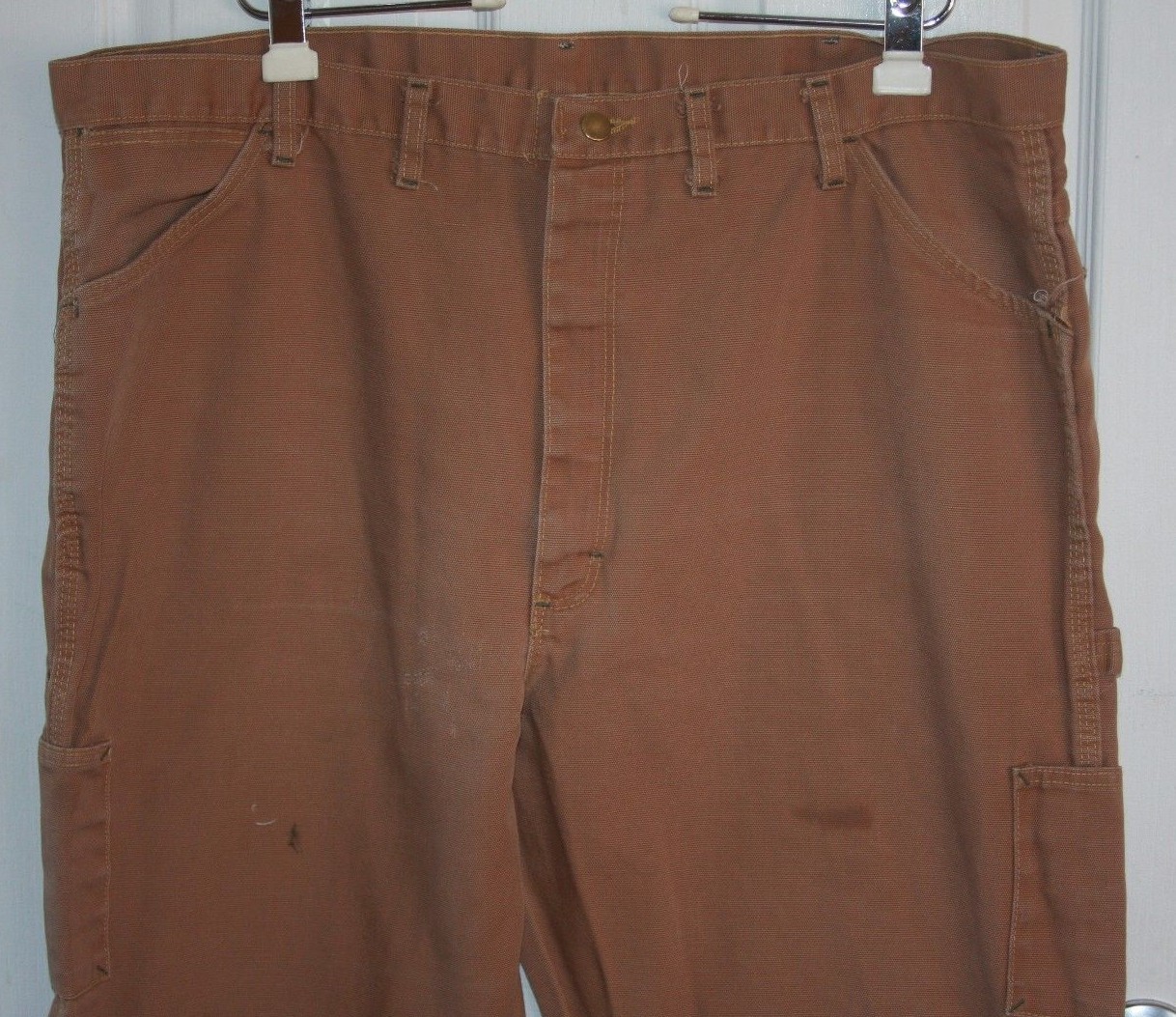 Bulwark FR Carpenter Pants 46x37 Duck Brown ARC Rating 14.6 ATPV (Act 45x33 1/2)