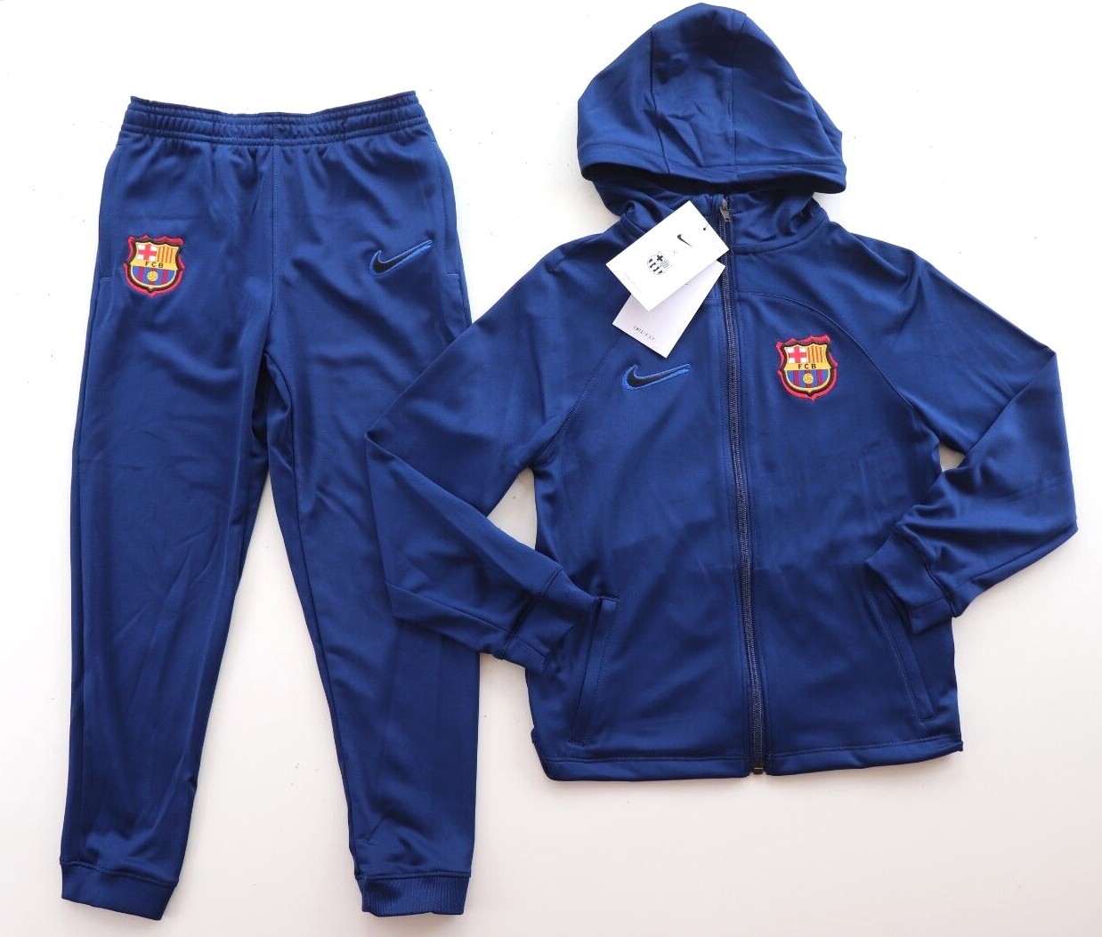 ナイキ FCバルセロナ トラックジャケット ジャージ DRI-FIT 青 M