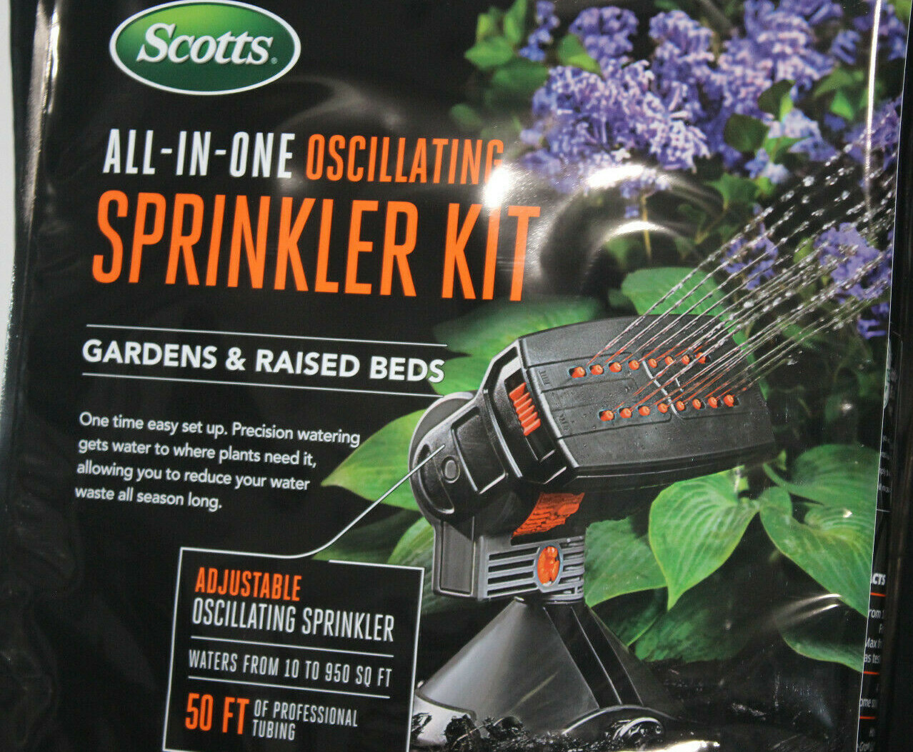 Scotts All-In-One Oscillating Sprinkler Kit Watering System NEW