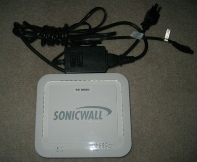 . Sonicwall TZ 215W Wireless Network Security Appliance *NO AC ADAPTER* *@