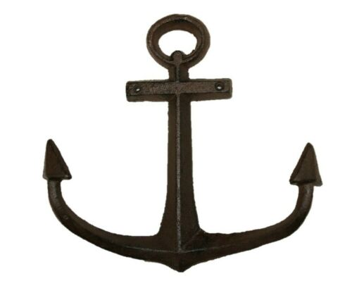 Large Ships Anchor Wall Decor Hanging, Hooks on End To Hang Things, BL-61b