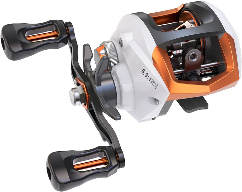 Baitcasting Fishing Reel 12+1 Ball Bearings 6.3:1 Gear Ratio