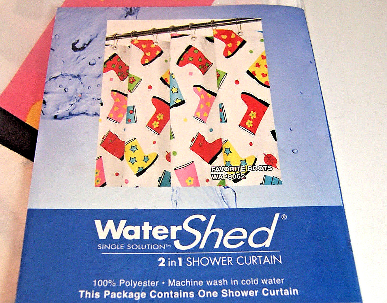 Shower Curtain Favorite Boots Watershed Park B Smith