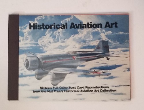 Historical Aviation Art, 16 Full Color Postcard Reproductions Nut Tree...