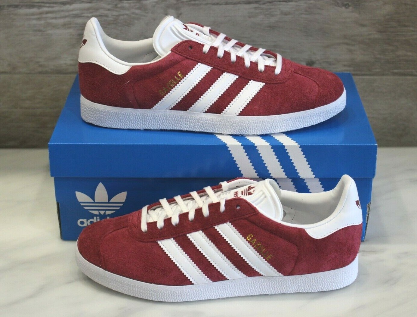 adidas gazelle red suede