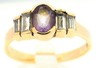 Amethyst & Aquamarine 9ct Yellow Gold Dress Ring Fine Wedding Jewellery-1.JPG