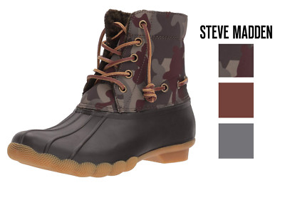 steve madden duck boots