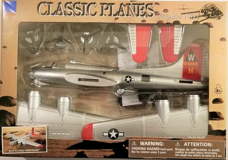 New Ray - Classic Planes Model Kits B-17 Flying Fortress