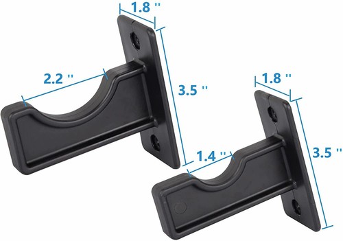2PCS Baseball Bat Wall Mount Bat Display Rack Bat Hangers for Horizontal Display