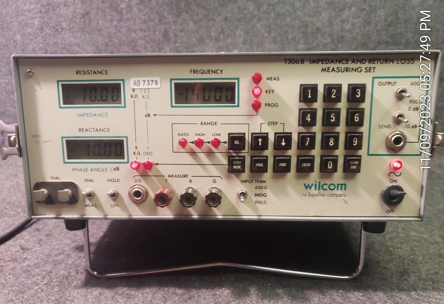 PLANTRONICS Wilcom T306B, Impedance and Return Loss Measuring (ShlF 1-4)........
