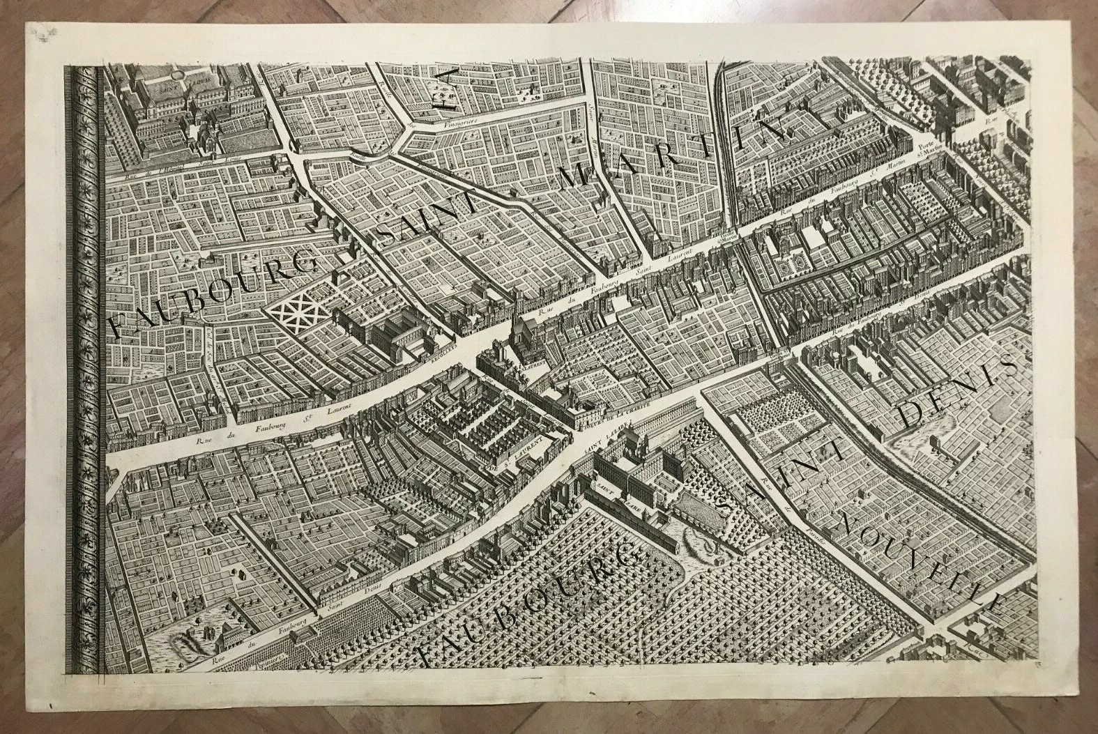 古地図 PLAN de PARIS Turgot Turgot map of Paris - Wikipedia
