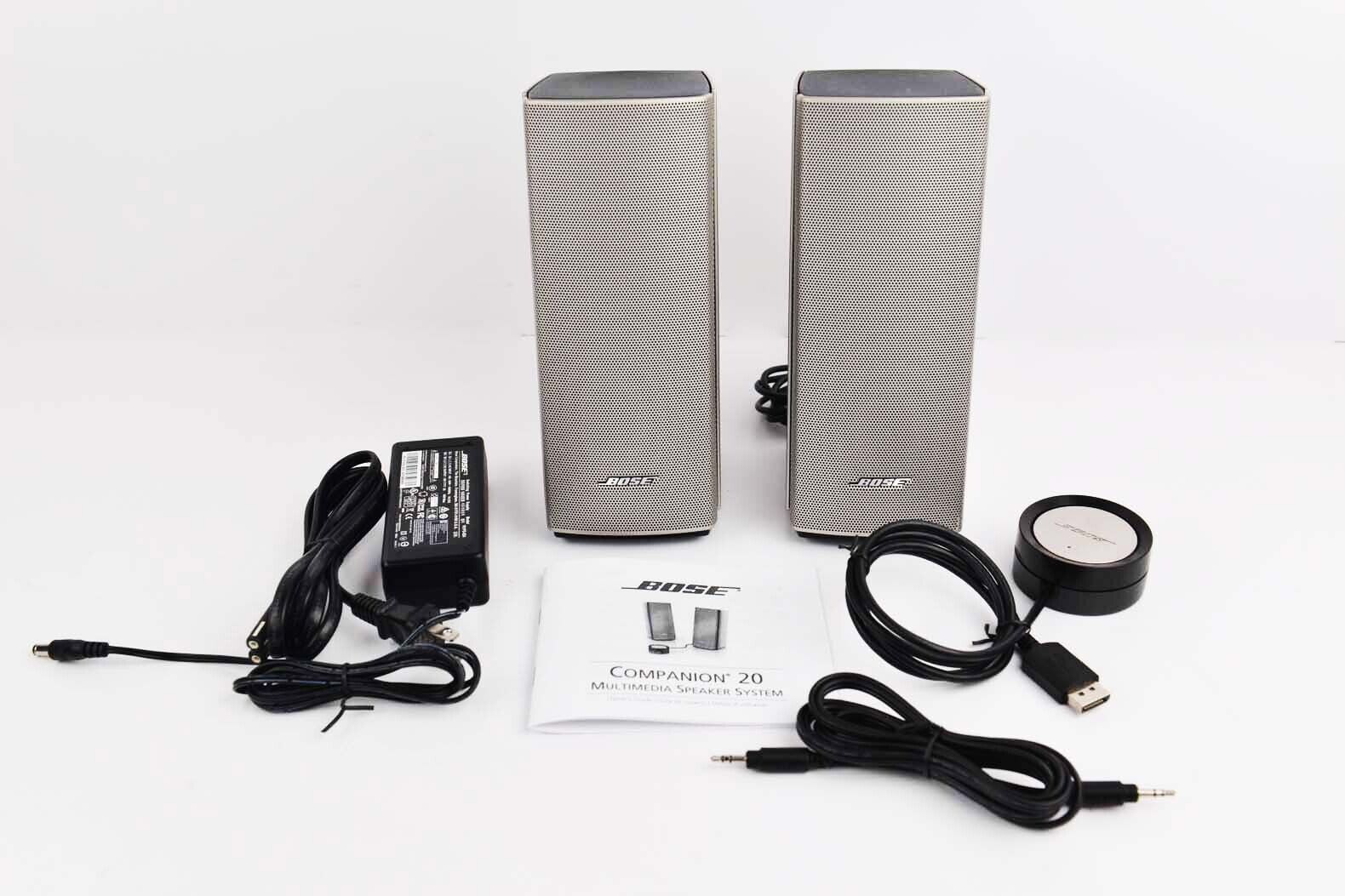 Bose Companion 20 Multimedia Speaker System - Silver Bose Companion 20 Multimedia Speaker System - Silver