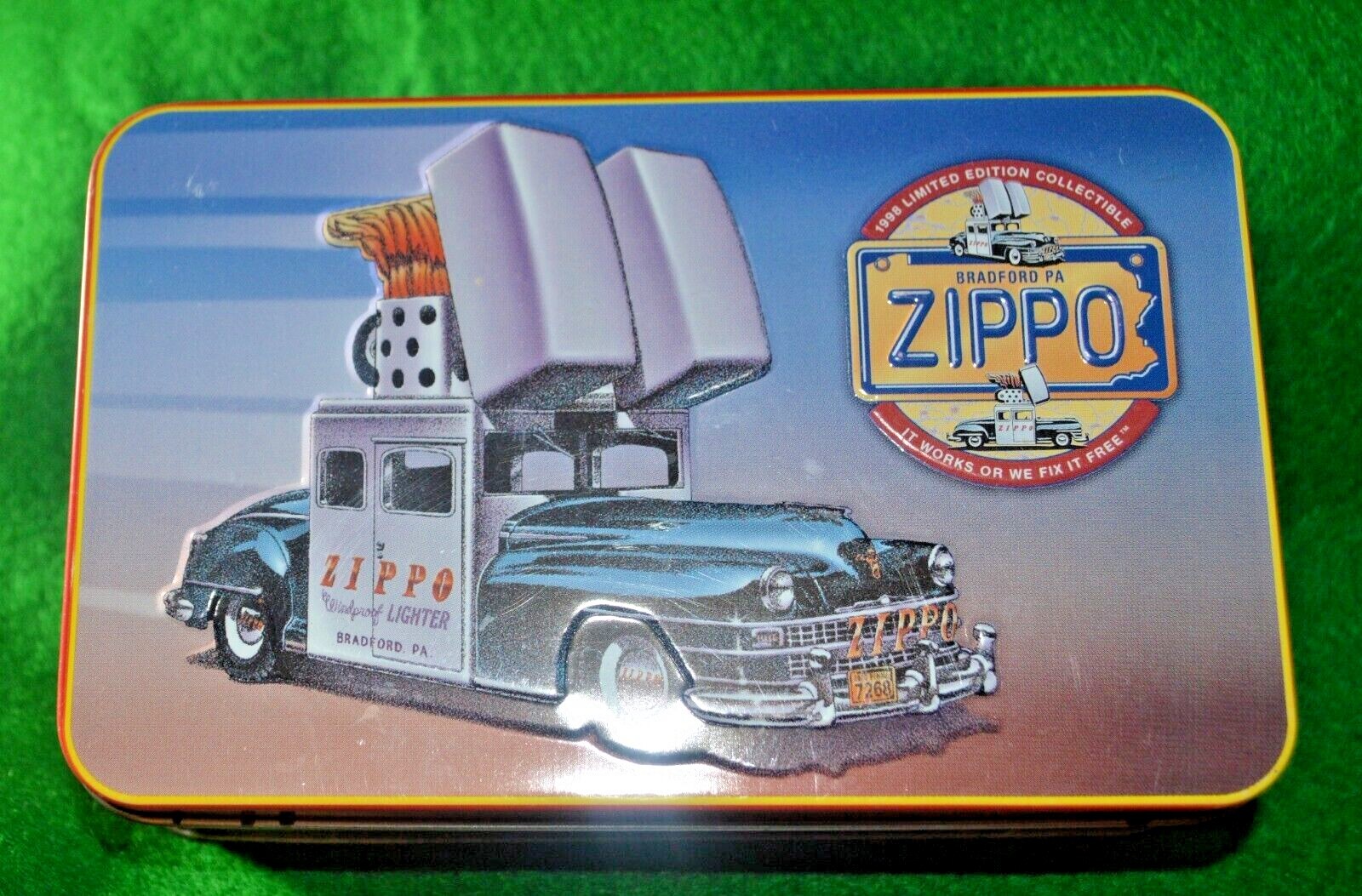 Zippo Chrysler USA Tin 1998 Limited Edition Collectable TIN