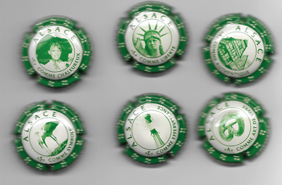6 Capsules de Crémant d'Alsace