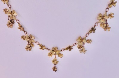 Michael Michaud Clover Necklace All Around 18.5'' N82