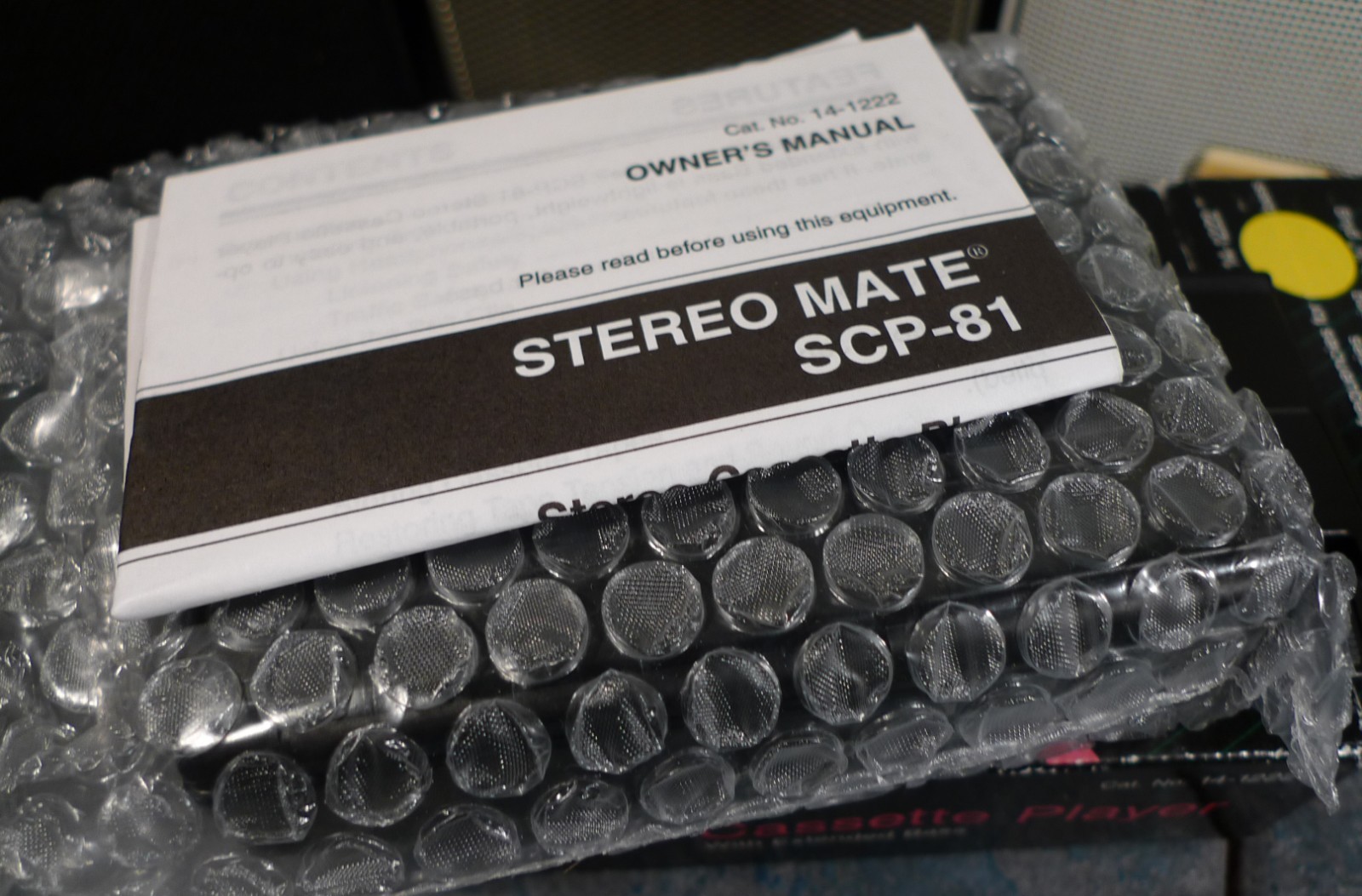 Optimus Stereo Cassette Player w/Extended Bass -cat.no. 14-1222