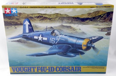 1/48 Scale Vought F4U-1D Corsair Model Aircraft Kit Tamiya 61061*2500