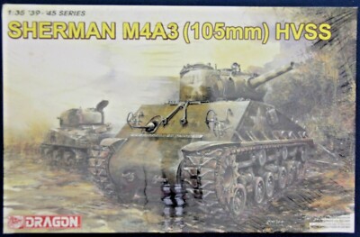 1/35 Dragon 6354: M4A3105mm HVSS Sherman Medium Tank