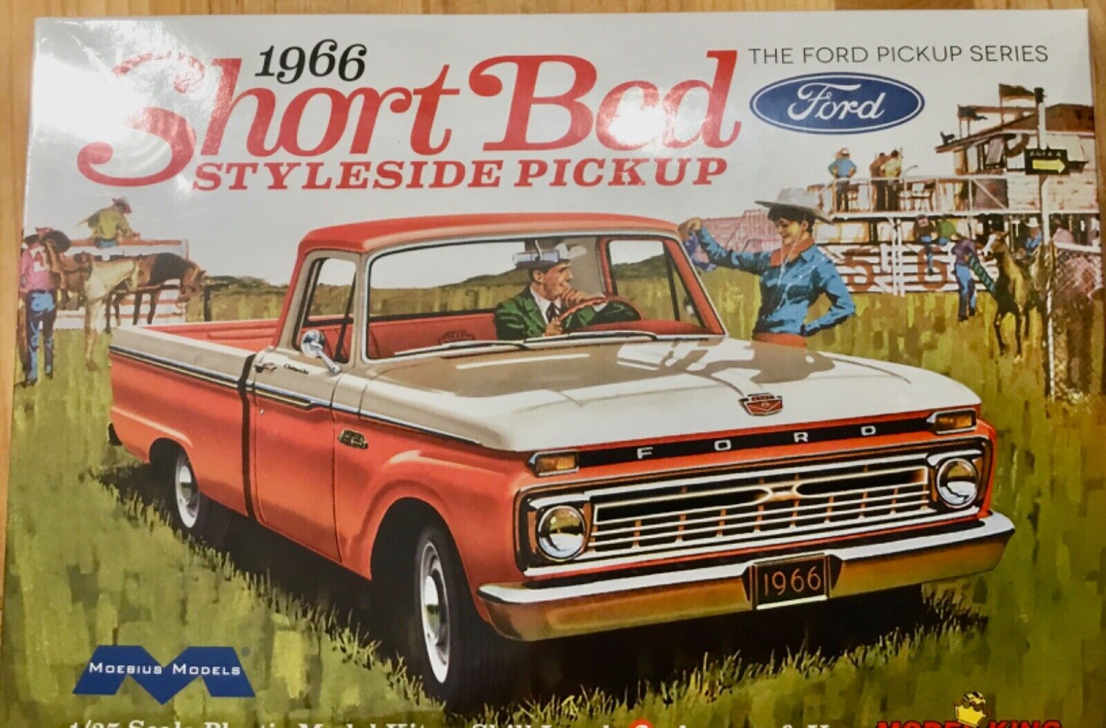 MOEBIUS 1233 1966 FORD F100 Short Bed Styleside Pickup TRUCK 1/25 McM Model...