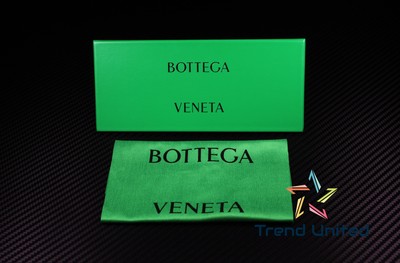 Pre-owned Bottega Veneta Bv1002s 001 Cat Eye Acetate Black Grey 55 Mm Women's Sunglasses In Gray