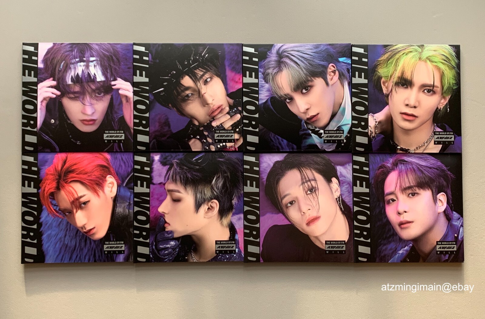 Sealed) Ateez The World EP. Fin: Will Digipak UK HMV Ver Sealed) Ateez The World EP. Fin: Will Digipak UK HMV Ver