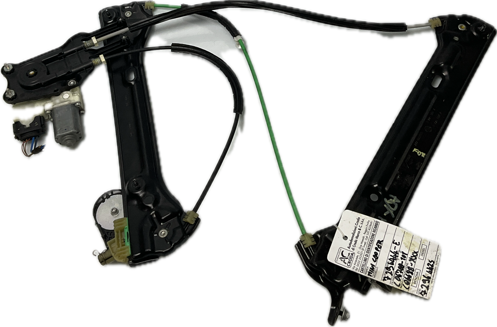 Alzavetro alzacristallo anteriore destro per MINI COOPER F56 codice: 7296444-S