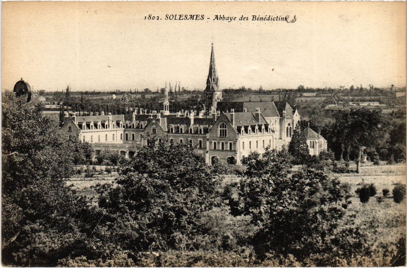 Cpa Solesmes Abbaye Des Benedictins (1428252)