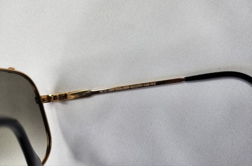 Pre-owned Cazal Mod. 994 Col. 004 Gold Plated Aviator Sunglasses Made In Germany In Green