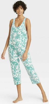 Colsie Women's Playsuit Fleece Lounge Tie Dye Aqua Size XS