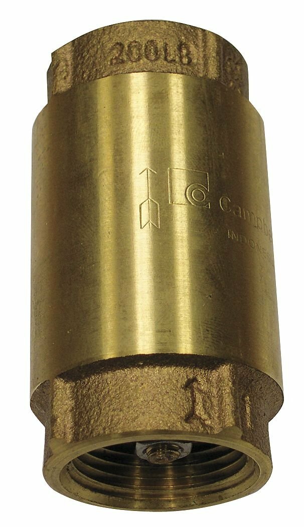 きゃんべる Campbell 2 in. Dia. x 2 in. Dia. Red Brass Spring Loaded