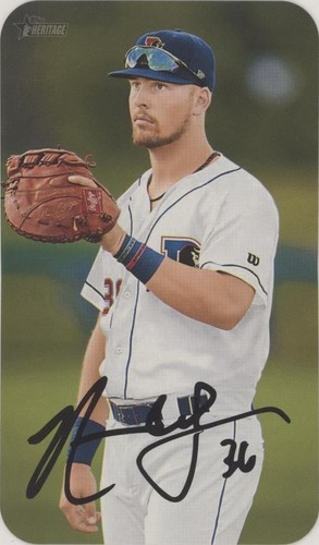 2019 Topps Heritage Minor League Edition - Nate Lowe #SB-NL