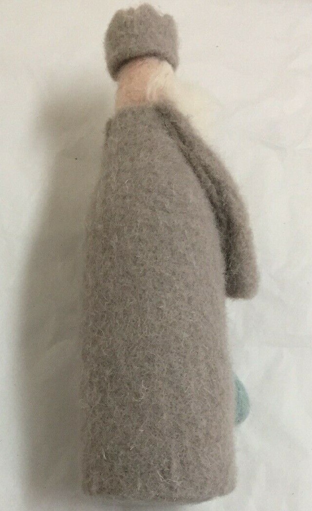 Nativity Felt Figurines Three Wise Men Felt and Shepard 11' tall