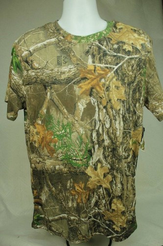 Pre-owned Realtree Mens T Shirt Size Medium Camo Top  Edge Camouflage Hunting Tee In Multicolor