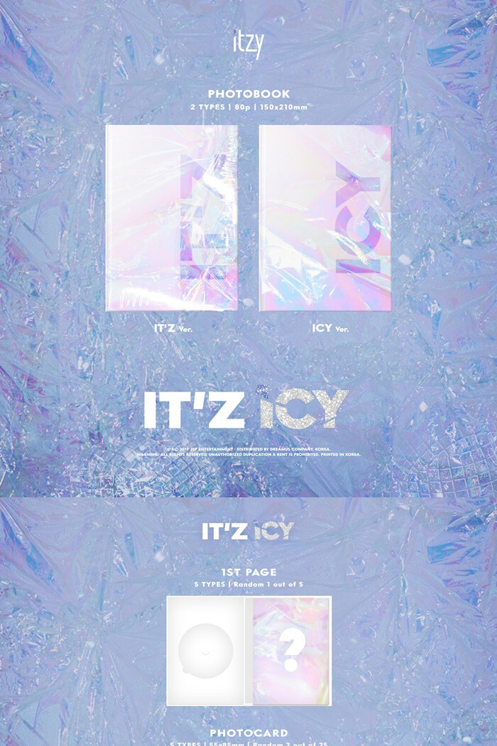ITZY ICY アルバム フォトカード付き ITZY - IT'z ICY [1st Mini Album] - K PLACE