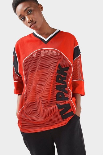 adidas ×IVY PARK スウェットトップス レッド Lサイズ adidas ×IVY PARK スウェットトップス レッド Lサイズ