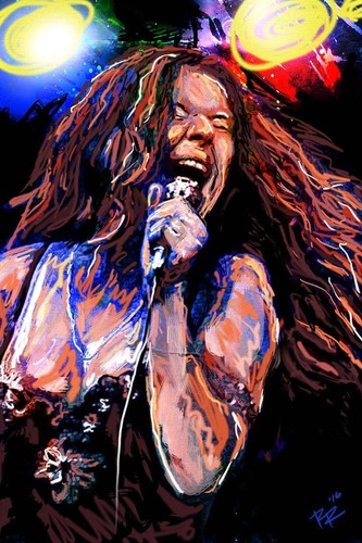 アート・デザイン・音楽 Janis Joplin: A Performance Diary Janis Joplin Art Print, Jazz Canvas Painting, Rock Singer | eBay