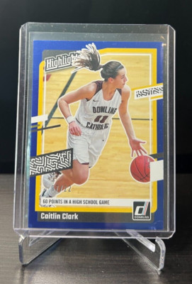 2024 Caitlin Clark Blue /22 Highlights H3 60 Points in a HS game