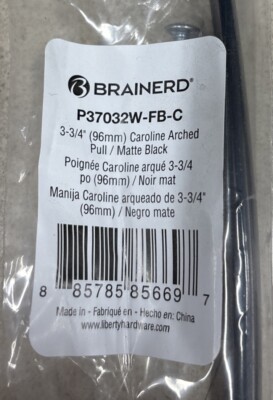 Brainerd P37032W-FB-C ( 3-3/4 ) Caroline Arched Handle Drawer Pull Pack Of 12