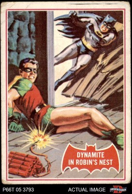 1966 Topps Batman Red Bat #33 Dynamite in Robin's Nest 2.5 - GD+